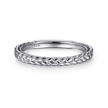 Load image into Gallery viewer, 14k White Gold Stackable Ring
