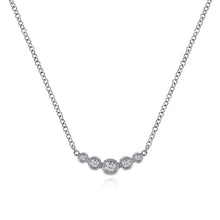 Load image into Gallery viewer, 14k White Gold Diamond Necklace
