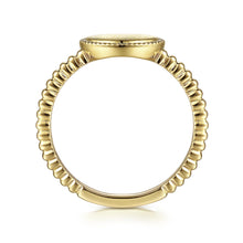 Load image into Gallery viewer, 14k Yellow Gold Signet Ring
