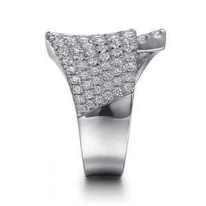 14k White Gold Diamond Ring