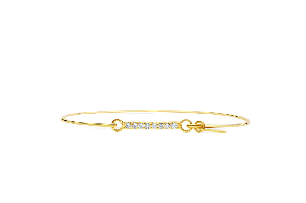 Pavé Icon Bar Bracelet