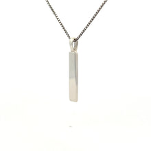 Load image into Gallery viewer, Sterling Silver Engraveable Bar Pendant
