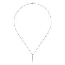 Load image into Gallery viewer, 14k White Gold Diamond Necklace
