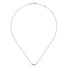 Load image into Gallery viewer, 14k White Gold Diamond Necklace
