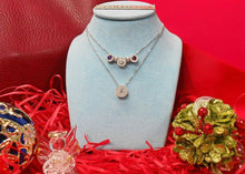 Load image into Gallery viewer, 14k White Gold Diamond Slide Pendant
