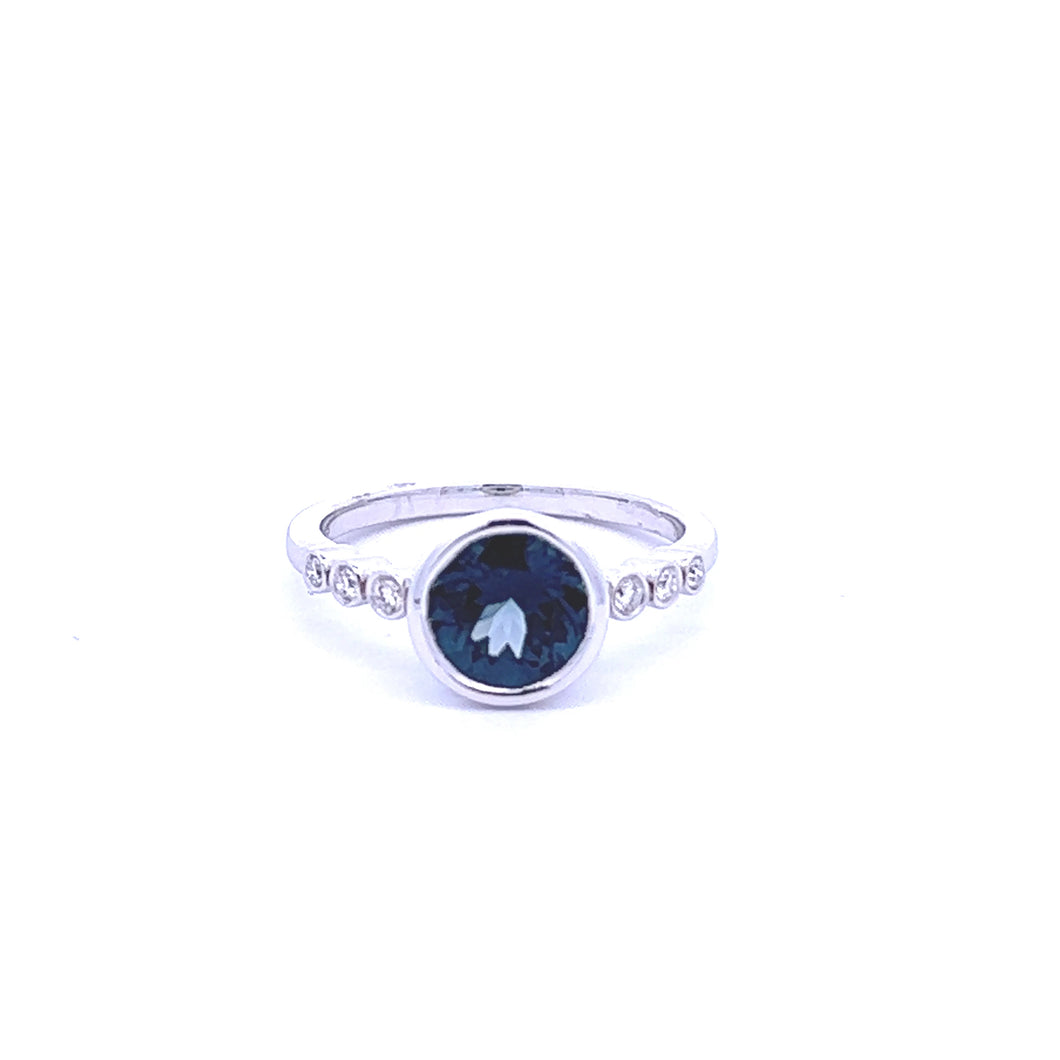 14k White Gold Spinel Ring