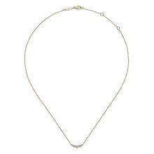 Load image into Gallery viewer, 14k Yellow Gold Diamond Necklace

