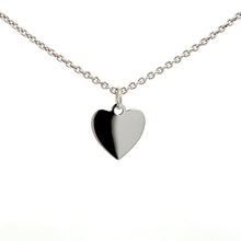 Load image into Gallery viewer, Sterling Silver Engraveable Heart Charm
