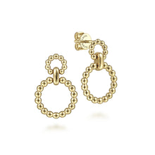 Load image into Gallery viewer, 14k Yellow Gold Dangle Earrings
