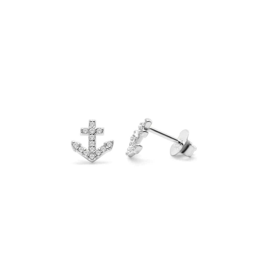 Pavé Anchor Stud