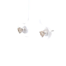 Load image into Gallery viewer, 14k White Gold Diamond Studs
