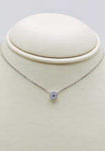 Load image into Gallery viewer, 14k White Gold Diamond Slide Pendant
