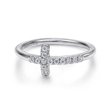 Load image into Gallery viewer, 14k White Gold Diamond Ring
