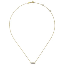 Load image into Gallery viewer, 14k Yellow Gold Diamond Necklace
