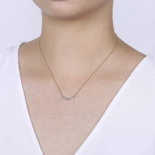 Load image into Gallery viewer, 14k Two Tone Diamond Necklace

