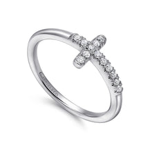 Load image into Gallery viewer, 14k White Gold Diamond Ring
