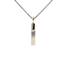 Load image into Gallery viewer, Sterling Silver Engraveable Bar Pendant
