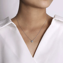 Load image into Gallery viewer, 14k White Gold Diamond Necklace

