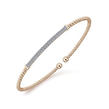 Load image into Gallery viewer, 14k Rose Gold Bujukan Diamond Bracelet
