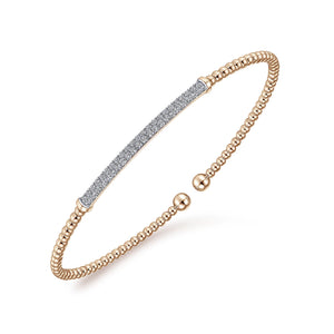 14k Rose Gold Bujukan Diamond Bracelet