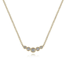 Load image into Gallery viewer, 14k Yellow Gold Diamond Necklace

