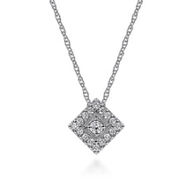 Load image into Gallery viewer, 14k White Gold Diamond Necklace
