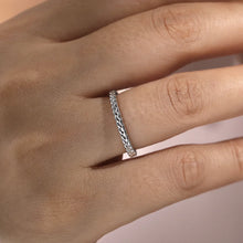 Load image into Gallery viewer, 14k White Gold Stackable Ring
