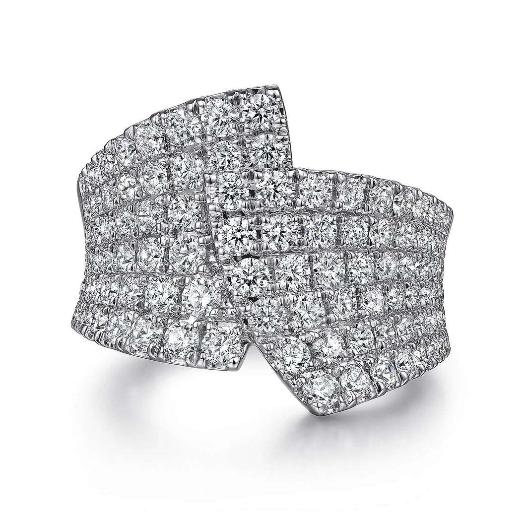 14k White Gold Diamond Ring