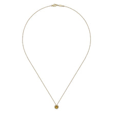 Load image into Gallery viewer, 14k Yellow Gold Citrine Necklace with Diamonds
