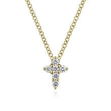 Load image into Gallery viewer, 14k Yellow Gold Diamond Necklace
